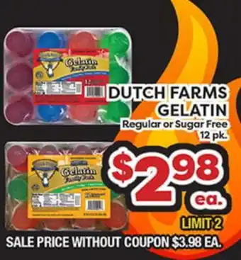 Torres Supermercado DUTCH FARMS GELATIN offer