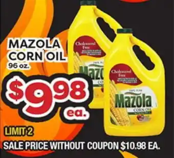 Torres Supermercado MAZOLA CORN OIL offer