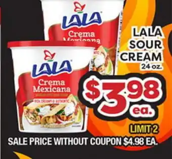 Torres Supermercado LALA SOUR CREAM offer