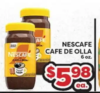 Torres Supermercado NESCAFÉ CAFE DE OLLA offer