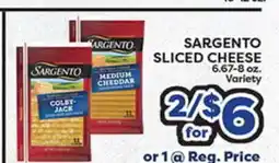 Torres Supermercado SARGENTO SLICED CHEESE offer
