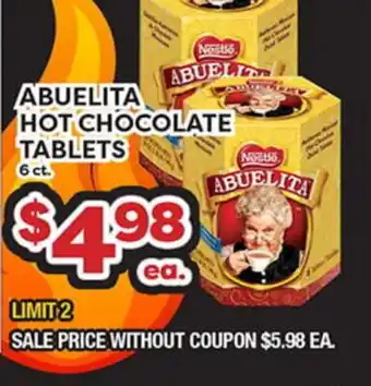 Torres Supermercado ABUELITA HOT CHOCOLATE TABLETS offer