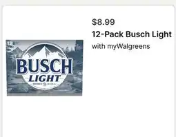 Walgreens 12-Pack Busch Light offer