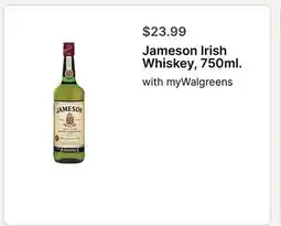 Walgreens Jameson Irish Whiskey offer