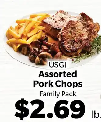 Living Fresh Market USGI Assorted Pork Chops offer
