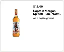 Walgreens Captain Morgan Spiced Rum offer