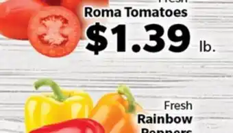 Living Fresh Market Fresh Roma Tomatoes offer