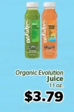 Living Fresh Market Organic Evolution Juice offer