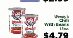 Living Fresh Market Wendy's Chili With Beans offer