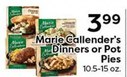 Rich's Fresh Market Marie Callender's Dinners or Pot Pies offer