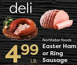 Rich's Fresh Market Northstar foods Easter Ham or Ring Sausage offer
