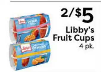 Rich's Fresh Market Libby's Fruit Cups offer
