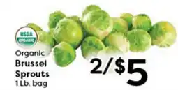 Rich's Fresh Market Organic Brussel Sprouts offer