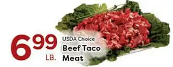 Rich's Fresh Market USDA Choice Beef Taco Meat offer