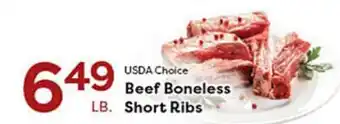 Rich's Fresh Market USDA Choice Beef Boneless Short Ribs offer