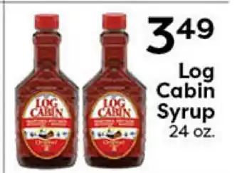 Rich's Fresh Market Log Cabin Syrup offer