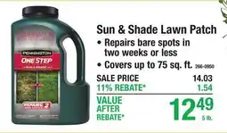 Menards Sun & Shade Lawn Patch offer