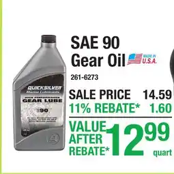 Menards SAE 90 Gear Oil offer