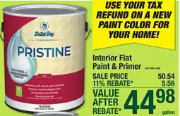 Menards Interior Flat Paint & Primer offer