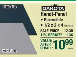 Menards Reversible Handi-Panel offer