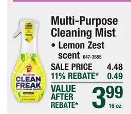 Menards Multi-Purpose Cleaning Mist offer