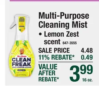 Menards Multi-Purpose Cleaning Mist offer