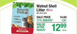 Menards Walnut Shell Litter offer
