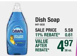 Menards Dish Soap offer