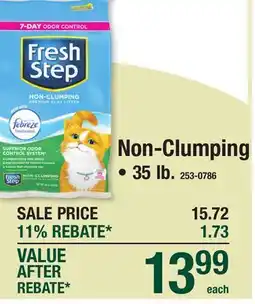 Menards Non-Clumping Cat Litter offer