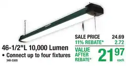 Menards 46-1/2L 10,000 Lumen offer