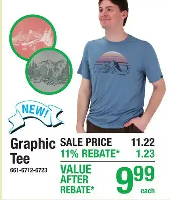 Menards Graphic Tee offer