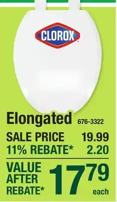 Menards Elongated TOILET SEATS offer