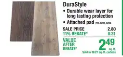 Menards DuraStyle Waterproof Vinyl Plank offer