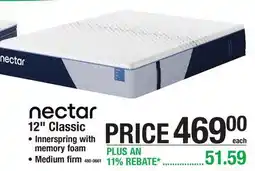 Menards NECTAR 12 Classic offer