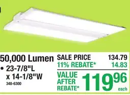 Menards HIGH BAY LIGHTS 50,000 Lumen offer
