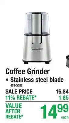 Menards Coffee Grinder offer