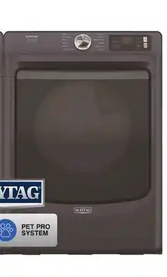 Menards Maytag 7.4 cu. ft. Electric Steam Dryer offer