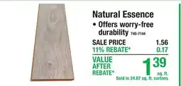 Menards Natural Essence Waterproof Laminate offer
