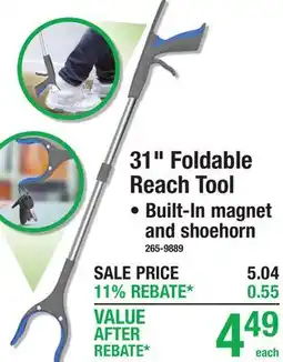 Menards 31 Foldable Reach Tool offer