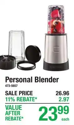 Menards Personal Blender offer