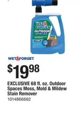The Home Depot EXCLUSIVE 68 fl. oz. Outdoor Spaces Moss, Mold & Mildew Stain Remover offer