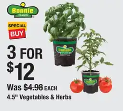 The Home Depot 4.5 Vegetables & Herbs offer