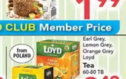 Eurofresh Market Earl Grey, Lemon Grey, Orange Grey offer