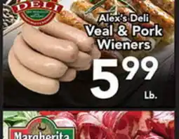 Eurofresh Market Alex's Deli Veal & Pork Wieners offer