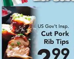 Eurofresh Market US Gov't Insp. Cut Pork Rib Tips offer