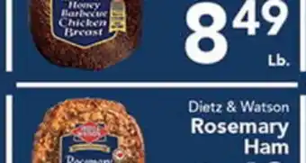 Eurofresh Market Dietz & Watson Rosemary Ham offer