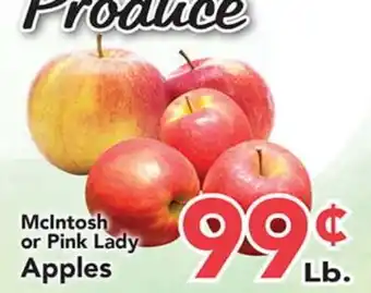 Eurofresh Market McIntosh or Pink Lady Apples offer
