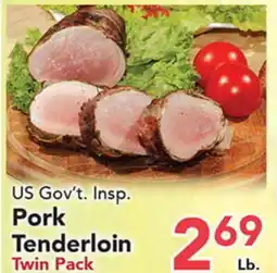 Eurofresh Market US Gov't. Insp. Pork Tenderloin offer