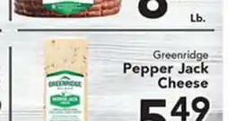 Eurofresh Market Greenridge Pepper Jack Cheese offer