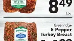 Eurofresh Market Greenridge 5 Pepper Turkey Breast offer
